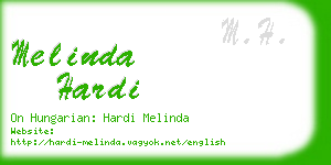 melinda hardi business card